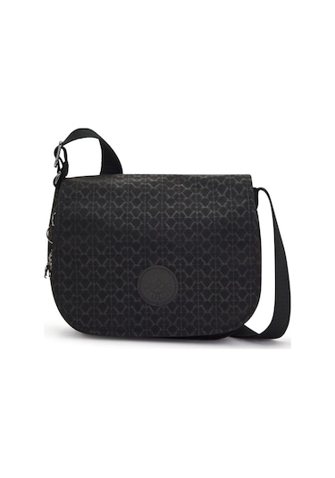 Kipling Kıplıng Loreen M Orta Boy Omuz Çantası Siyah Sıgnature Emb Siyah