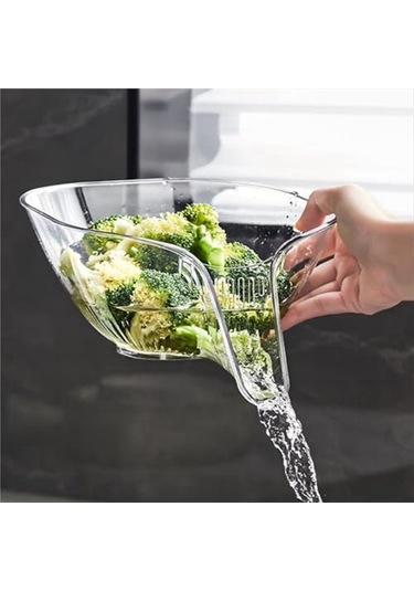 Xurunkeji Mutfak Lavabosu İçin Tahliye Sepeti Hunisi, Çok Fonksiyonlu Tahliye Sepeti Sebze Yıkama Sepeti Kuru Ve Islak Ayırma Şeffaf Xurunkeji Mutfak Lavabosu İçin Tahliye Sepeti Hunisi, Çok Fonksiyonlu Tahliye Sepeti Sebze Yıkama Sepeti Kuru Ve Islak Ayırma Şeffaf