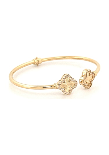 Altın Nesil 14 Ayar Taşlı Kalemli Model Bilezik