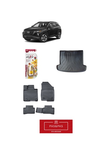 Hyundai Tucson 2026 Model 5d Havuzlu Paspas Ve Bagaj Havuzu Set + Araç Kokusu