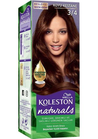 Koleston Naturals Boya 3.4 Koyu Kestane
