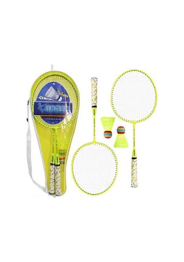 Flybuy Yeşil/turuncu/sarı Spor Seti Seçenekli Oyunu Mekan İçin İç/dış Çocuklar Badminton 2'li - Pz