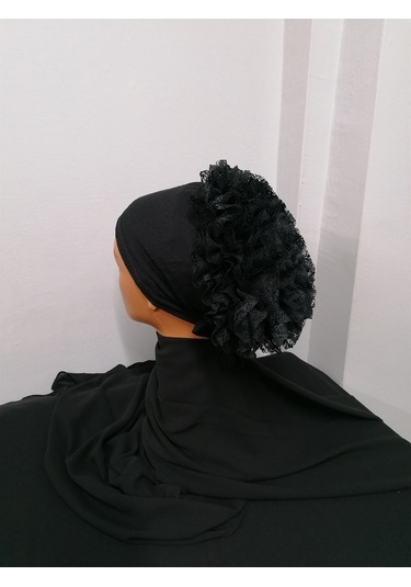 İç Bone Siyah Renk - Yasmin She - Tesettür Bone Siyah