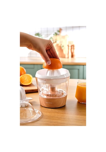Karaca Freshpulpy Wooden Desenli Elektrikli Narenciye Sıkacağı