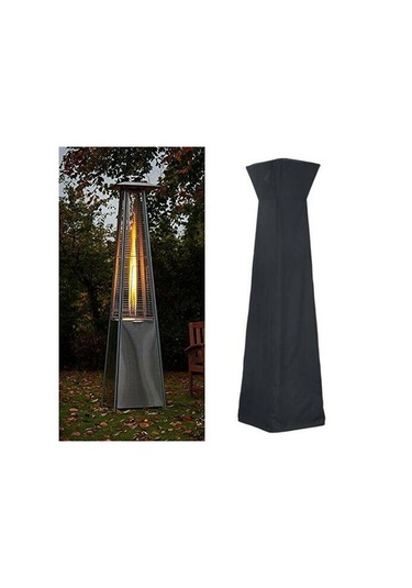 210d Su Geçirmez Gaz Piramit Veranda Isıtıcı Kapak Bahçe Mobilya Koruyucu Su Geçirmez Kapak Bahçe Mobilyaları Açık Gölge Yelkenleri Ve Amp Ağlar 221 42cm Ahşap Desen