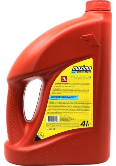 Petrol Ofisi Maxima Auto 20W-50 Motor Yağı 4 L