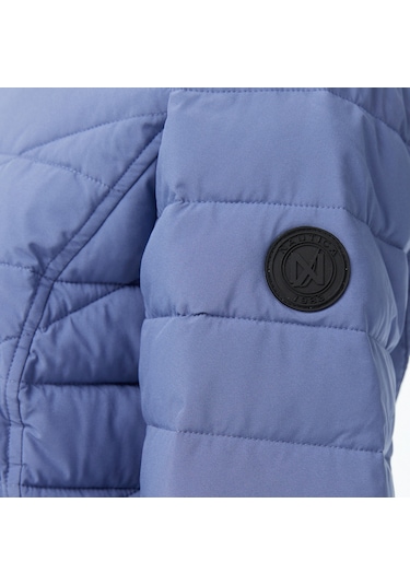 Nautica Kadın Mavi Regular Fit Mont Desenli 117003891 Mavi