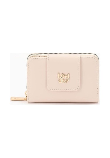 Kartlıklı Cüzdan - Krem Krem