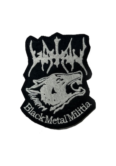 Zepplin Giyim Watain Black Metal Militia Patch Yama