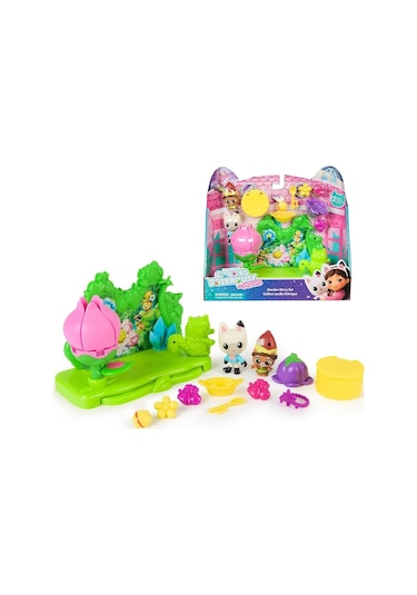 1008538 Sun-spm-figür Set Gabby S Dollhouse Bahçe Seti 12 Prç.