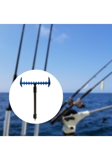 Pazly Balıkçı Çubuk Tutucu Dinlenme Kolu Tip-b Zemin Fişi - Pratik Ve Kolay Kullanım