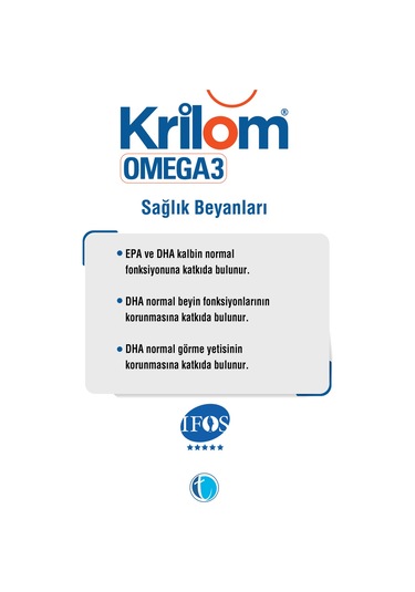 Krilom Omega 3 & Astaksantin 100 Yumuşak Kapsül