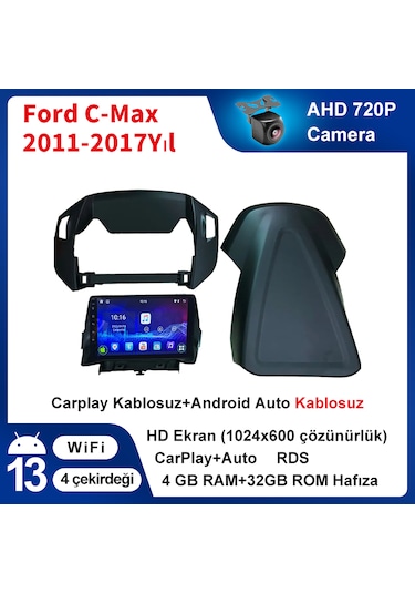 Ford C-max 2011-2017y/kuga 2013-2019y 4gb Ram 32gb Rom Multimedya