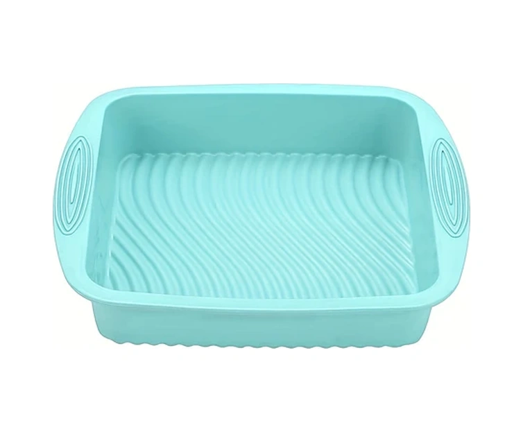 Sunshine011 Blue Yapışmaz Silikon Pişirme Kalıbı: Kek, Ekmek, Pastalar İçin, Fırın Ve Bulaşık Makinesi Güvenli