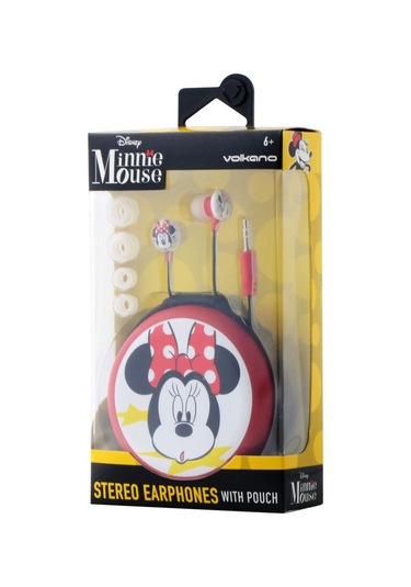 Disney Minnie Mouse Kulakiçi Kulaklık Çantalı Dy-1008-Mm