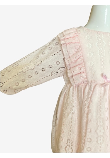 Flexi Kız Bebek Elbise-485 Pembe