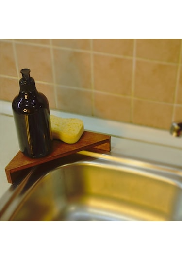 Ayaklı Üçgen Stand Suya Dayanıklı Mutfak Lavobo, Tezgah Köşe Organizer