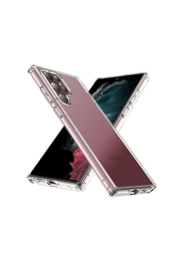 Xemu Galaxy S23 Ultra Uyumlu 2mm Anti Shock Silikon-renksiz Renksiz