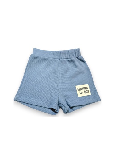 Erkek Bebek Şortlu Takım mavi