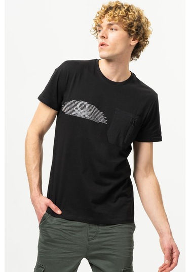 Benetton Erkek Tişört Bnt-m20436 Siyah
