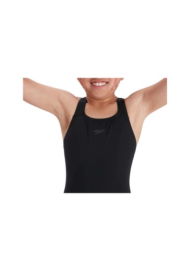 Speedo Eco End Medalist Kız Çocuk Yüzücü Mayosu 8 134570001 Siyah 001