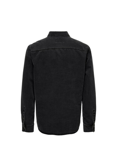 Only & Sons Erkek Göğüs Cepli Denim Gömlek - 22023247 001