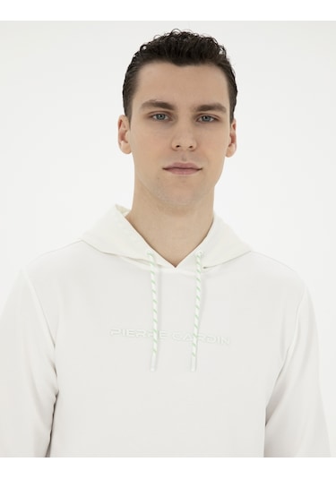 Pierre Cardin Erkek Ekru Sweatshirt 50282047-vr019 Ekru