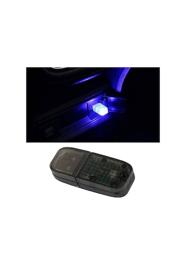 Usb Mini Led Lamba Disko 7 Renkli 12 Volt Dekoratif Işık Ev Araba Dış Mekan Uyumlu