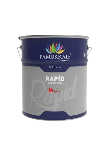 Pamukkale Rapid Endüstriyel Boya 2,5 Kg 9005 Mat Siyah