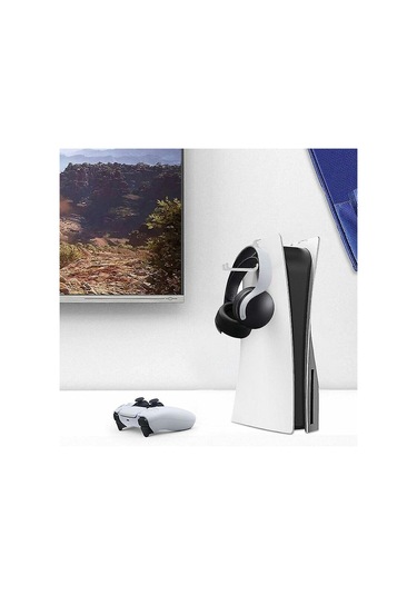 Pulse 3d Kulaklık İçin Kulaklık Standı, Ps5 Konsolu İçin Joystick Tutucu, Oyun Kumandası Tutucu, Kulaklık Standı, Oyun Kulaklığı İçin Kanca