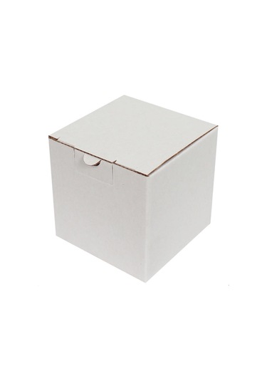Beyaz Kilitli Kargo Kutusu / Ebat: 10,5x10,5x10,5 cm (100 adet)
