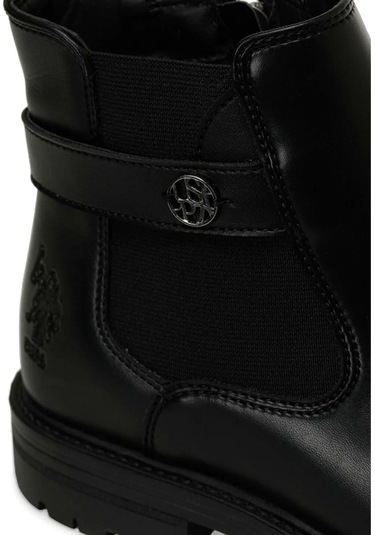 U.S. Polo Assn. U.s. Polo Assn Bloze Fermuarlı Kadın Kışlık Bot Siyah