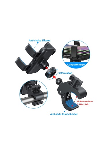 Açık Havada Bisiklete Binme Basit Kurulum Cep Telefonu Tutucu 001