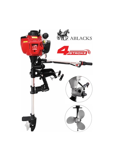 4 Zamanlı Profesyonel Dıştan Takmalı Benzinli Tekne Motoru