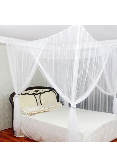 Suntek 4 Köşe Direk Yatak Kanopi Net Yatak Odası Asılı Yatak