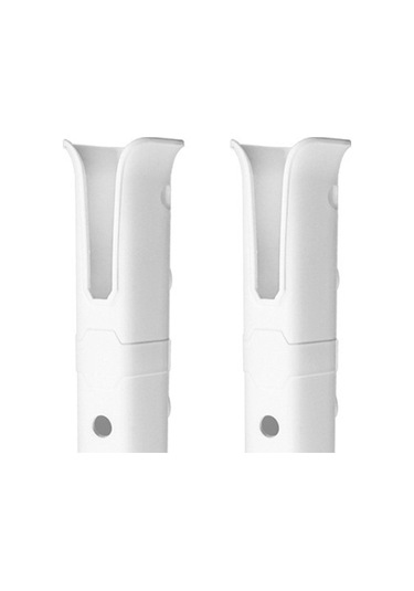 Pazly 4 Adet Balıkçılık Kutbu Standı Montaj Vidalı Beyaz Aksesuar