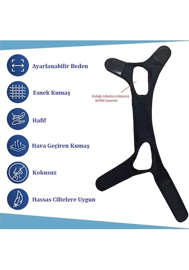 Horlama Önleyici Uyku Maskesi Horlama Bandı