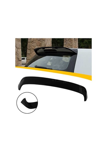 Vw Golf 7/7,5 R Spoiler Parlak Siyah Spoyler Plastik İthal 2012-2020
