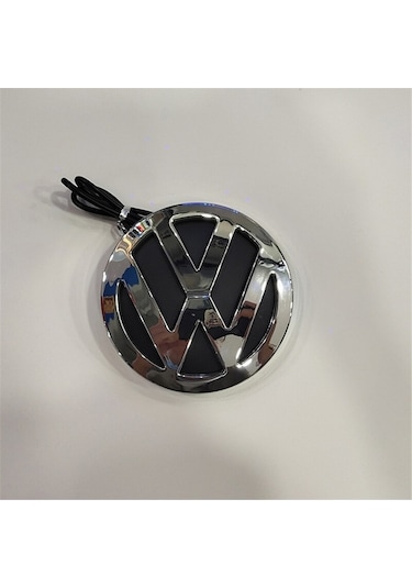 Maoyaya 4d Led Araba Amblem Işıkları Vw Volkswagen Beyaz 11cm 4d Logosu Işığı
