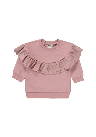 Civil Baby Brodeli 6-18 Ay Takım - Pembe Koyu Pembe