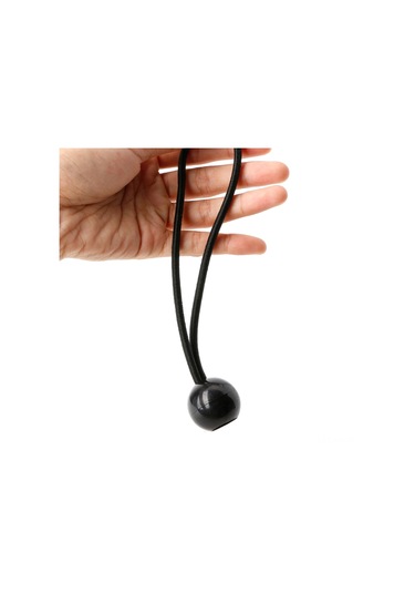 Ximistore9 10 Adet Siyah Plastik Toplu Esnek Kordon - Çadır Ve Trampolin İçin Bağlama Kablosu Siyah