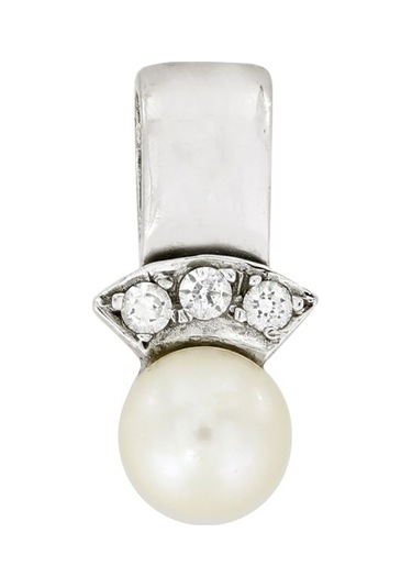 T51 Tuğrul Altın Altın İncili Kolye Ucu T038921