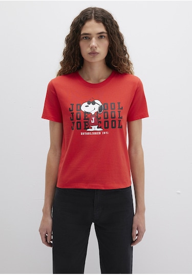 Mavi - Snoopy Baskılı Kırmızı Tişört 1613670-83870 Kirmizi