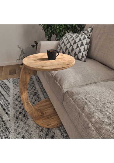 İntergo Tekerlekli C Yan Sehpa Atlantik Çam