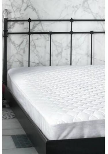 Clasy Çift Kişilik Kapitoneli Yatak Koruyucu Fitted Alez 180 X 200 Beyaz