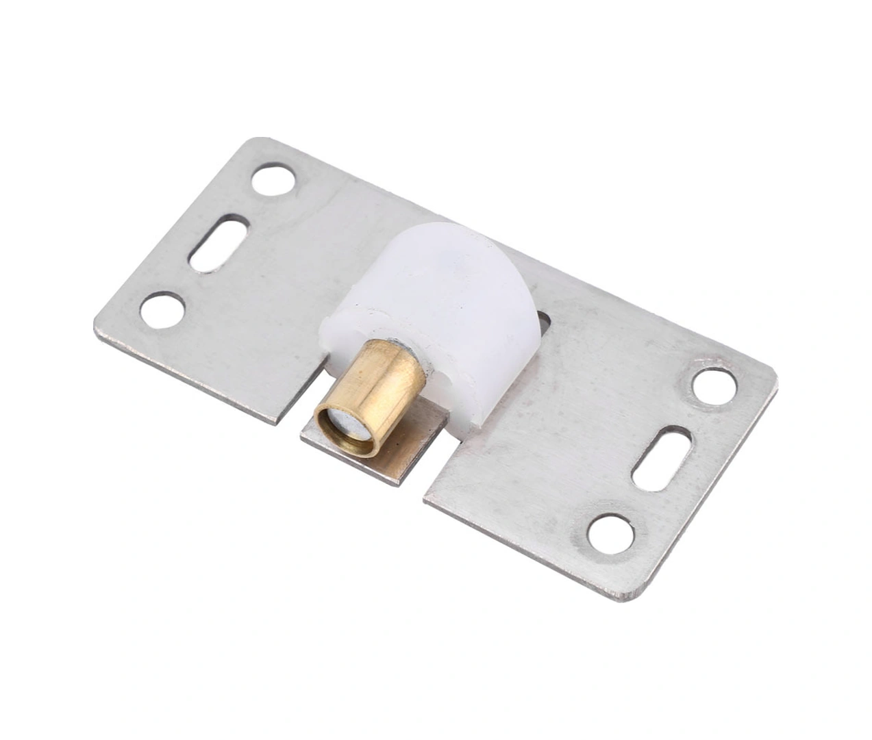 Tenfowee Stainless Steel Kaydırma Kapı Rulmanı 75x38mm, Bakır Tekerlekli, Nilon Dempingli Fren, 2 Adet, Yüksek Dayanıklı Ve Sesiz Diğer