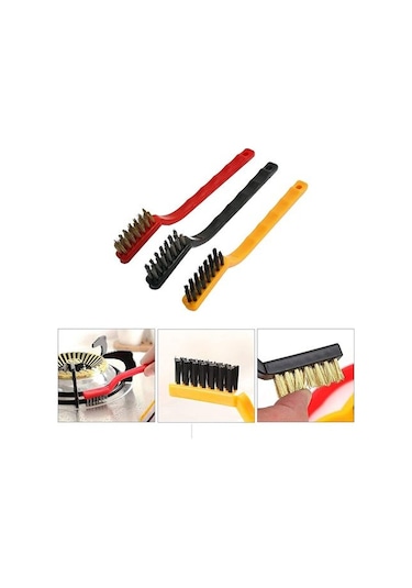 Mutfak Fırça Seti 3 Değişik Uçlu 720639 Çok Renkli