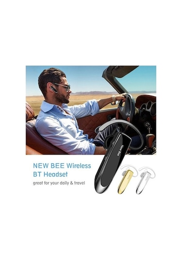 Fortunelane Yeni Bee Tekli Kablosuz Bluetooth Kulaklık - Paslanmaz Mikrofonlu 24 Saat Çalma Süresi, Şık Renk, Uyumlu Boyut, Herke