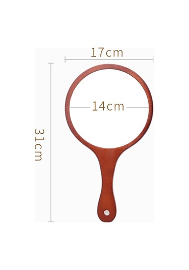 Suntek Kadınlar Için Dayanıklı Ahşap El Düzenlenen Ayna