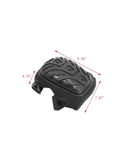 Profesyonel Diz Pedleri Ağır İşaretli Köpük Pedleri Jel Yastıkları, Sağlam Çift Toka Kayışları